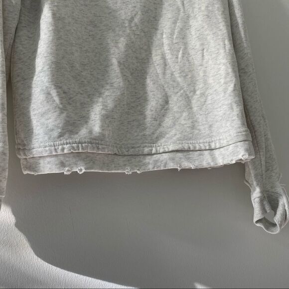 Honey Punch Varsity Distressed Sweatshirt size S - Picture 6 of 10